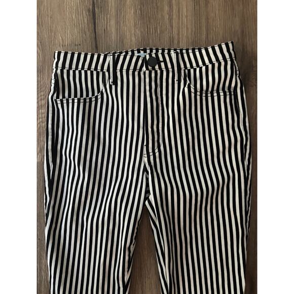 Show Me Your Mumu Berkeley Striped Flare Bellbottom Jeans Women's Size 29 - Picture 4 of 9